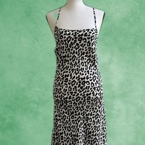 A New Day animal print midi dress